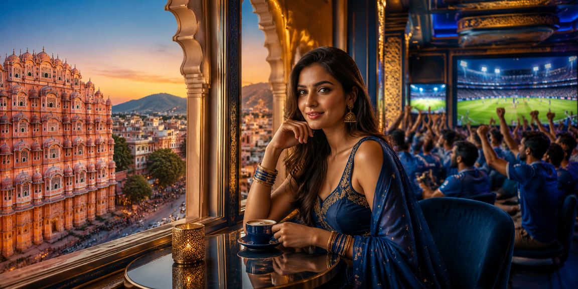 Vibrant slot game inspired by Jaipur's Hawa Mahal architecture
